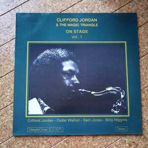 LPレコード　CLIFFORD JORDAN & THE MAGIC TRIANGLE ON STAGE VOL.1 SCS-1071 CEDAR WALTON　クリフォード・ジョーダン　オンステージ.1