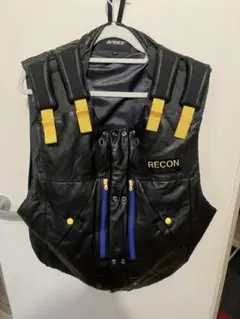 AVIREX RECON レザーベスト XL ブラック