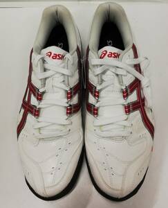 アシックス［ASICS］ハンドボールシューズ (アウトコート用)ホワイトXレッド 27.0cm THH539- 0123 スカイハンド OC2