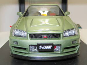 AUTOart 1/18 ニスモ R34 GT-R Z-チューン ミレニアムジェイド 77353 Nismo R34 GT-R Z-Tune 2005