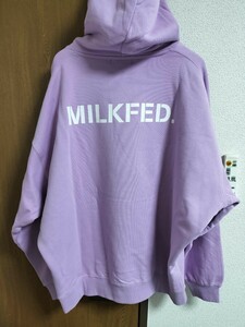 MILKFED　ミルクフェド　オーバーサイズ　フーディ　パーカー　パープル