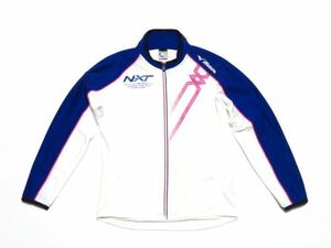 ミズノ MIZUNO ★ N-XT ムーブクロス ジャケット　Sサイズ　ホワイト × ブルー × ピンク　※送料185円（追跡番号付き）