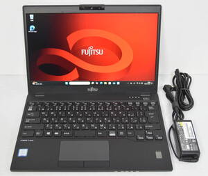 美品 ☆LIFEBOOK U939/A Core i5-8365U 1.6(4.1)G/SSD 256GB/8GB/13.3W 1920x1080/無線/Bt/カメラ/顔/Office 2021/最新W11&リカバリ ☆1230