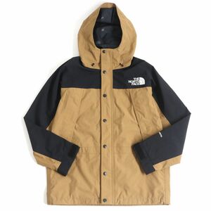 美品□ザ・ノースフェイス NP11834 Mountain Light Jacket ゴアテックス WZIP マウンテンジャケット ユーティリティブラウン S 正規品