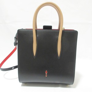 美品 Christian Louboutin クリスチャンルブタン PALOMA SMALL CALF PARIS PATENT LEO 50s レザー 2way ハンドバッグ ショルダーバッグ