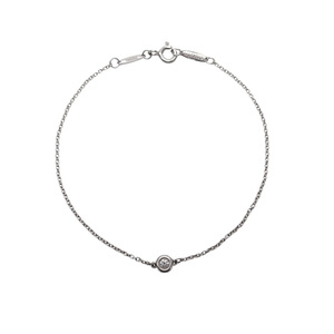 中古/ TIFFANY&Co. ティファニー シルバー925 ブレスレット バイザヤード 1Pダイヤ レディース シルバー 20490240