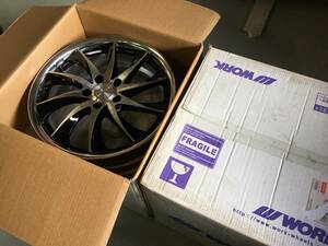 ★tk081-3-8 倉庫整理品 WORK ヴァリアンツァ S4S 18x7J PCD114.3 5H ＋50 4本セット CX-3,5 レヴォーグetc