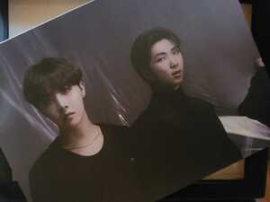 BTS MAP OF THE SOUL ON:E CONCEPT PHOTOBOOK 封入品 CLUE Ver. 折りたたみ ポスター 防弾少年団 RM JIN SUGA J-HOPE JIMIN V JK