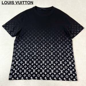 使用２回のみ　☆超美品☆ LOUIS VUITTON ルイヴィトン　モノグラム　グラディエント　半袖Tシャツ　トップス　メンズ　XLサイズ