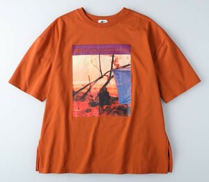 ◆新品◆ 定価3300円!! CAMP7 キャンプ7 抗菌防臭加工!! Ｔシャツ カットソー 半袖 クルーネック 丸首 ウィメンズ レディース Lサイズ