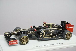 Spark スパーク 1/43 ロータスルノー E20 K.ライコネン モナコGP 2012 #9 ※アンテナパーツ欠品