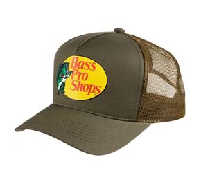 キャップ バスプロショップス bass pro shops cap hat 新品 メッシュキャップ スナップバック オリーブ 日本未発売 長瀬智也 釣り