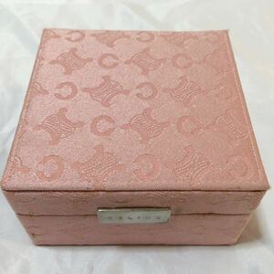 セリーヌ　Celine ジュエリーケース　ジュエリーボックス　BOX ボックス空箱 ピンク　マカダム