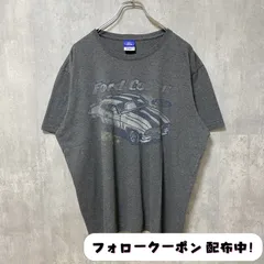 古着 used　Ford　半袖プリントTシャツ　グレー　車　レトロ　オーバーサイズ　メンズ　レディース