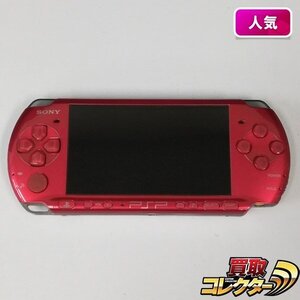 gA277a [訳あり] PSP-3000 ラディアントレッド 本体のみ | ゲーム X