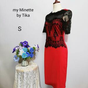 my Minette 極上美品　ドレス　ワンピース　パーティー　タイト　Ｓサイズ