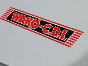 JDM WAKO - CDI 和光テクニカル sticker decal　ステッカー旧車