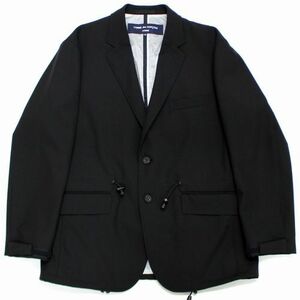 COMME des GARCONS HOMME コム デ ギャルソン オム 24SS テーラードジャケット XS ブラック