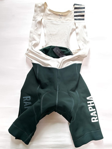 Rapha Pro Team Winter Bib Shorts S-size グリーン系｜ラファ プロチーム ウインター ビブショーツ（Sサイズ）