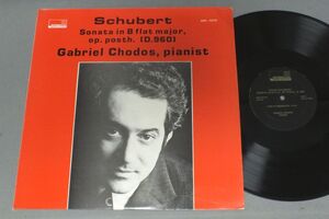 ●米LP GABRIEL CHODOS/SCHUBERT SONATA●