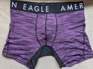 * AE アメリカンイーグル ボクサーブリーフ トランクス AEO Space Dye Classic Boxer Brief M / Purple *