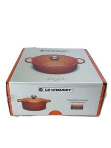 LE CREUSET◆両手鍋/サイズ:24cm/ORN/21177 24 00 00491