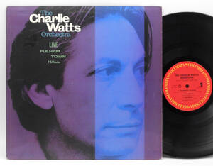 ★美盤 US ORIG PROMO LP★THE CHARLIE WATTS ORCHESTRA(ROLLING STONES)/Live At Fulham Town Hall 1986年 インナー付 1stソロ JAZZ ALBUM