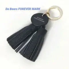 De Beers FOREVER MARK キーホルダー チャーム レザー 革