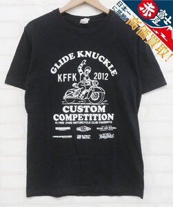 8T5210【クリックポスト対応】 GLIDE KNUCKLE KFFK 2012 半袖Tシャツ anvilボディ Challenger NEIGHBORHOOD