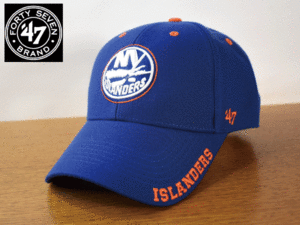 1円スタート!【未使用品】(フリーサイズ) 47 BRAND NHL NEW YORK ISLANDERS アイランダーズ キャップ 帽子 K319