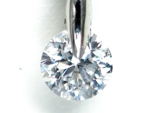 【宝石屋本舗】0.305ct　D-SI2-Good　PT900ネックレス（GGS鑑定書・ソーティング（検査証）付