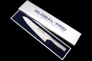 未使用品｜グローバル 牛刀 洋包丁 240mm モリブデンバナジウム鋼 GLOBAL-PRO GP-14 箱付 KN02-A10229-2L2A