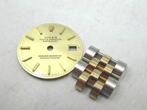 ☆ROLEX ロレックス 69178 文字盤 K18コンビコマ デイトジャスト レディース 現状渡し☆