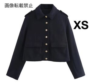 vintage ヴィンテージ レトロ ジャケット アウター XSサイズ レディース★ZARA 好きな方に★2024 A/W 秋新作 新品未使用★