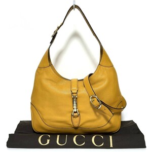 GUCCI グッチ ジャッキー ワンショルダー バッグ レザー HB03820