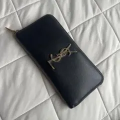 SAINT LAURENT YSL 長財布 黒 レザー