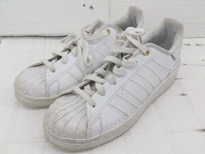 ◇ adidas アディダス Superstar OT Tech GZ7493 スニーカー シューズ サイズ24.0cm ホワイト ゴールド系 レディース P