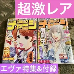 【超超激レア】コミックチャージ　2冊　エヴァ特集&マウスパッド付き