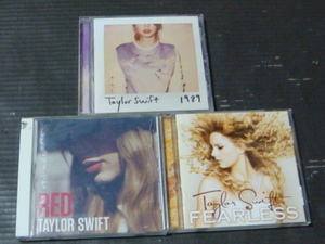 TAYLOR SWIFT/テイラー・スイフト「FEARLESS/フェアレス」「RED」「1989」CD