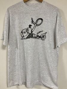 半袖Tシャツ　色　ライトグレー　Lサイズ　MADE IN USA 90sオールド　Lovely Lowrider 