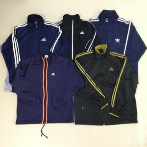 ■adidas アディダス ジャージ 5点 まとめ売り トラックジャケット トップス スポーツウェア サイズ MIX /2.32kg■