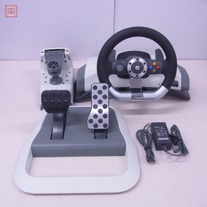 動作品 XBOX360 ワイヤレス レーシング ホイール WRW02 Wireless Racing Wheel with Force Feedback For use with Xbox 360 Microsoft【20