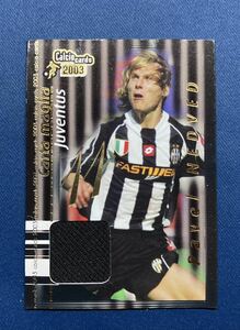 2003 Panini Calcio Pavel Nedved パベル・ネドベド Jersey ジャージカード ユヴェントス