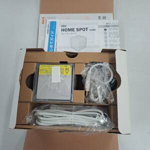 (T)(N)au Home SPOT CUBE ホームスポットキューブ Wi-Fi 無線LAN 未使用品