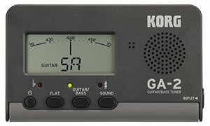 KORG ギター/ベース用チューナー GA-2 個人練習に最適 多弦ギター 多弦ベース フラットチューニング ロングスケールにも対応 200時間