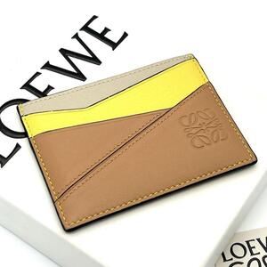 未使用級◆LOEWE カードケース カード入れ パズル アナグラム レディース