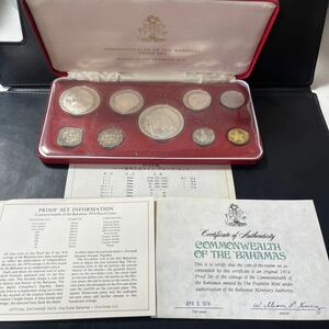 バハマ連邦公式コイン・プルーフ・貨幣セット　1974年★23