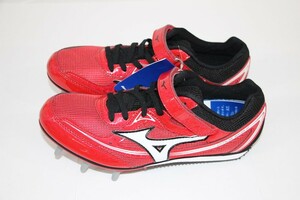 150 k2019 mizuno ミズノ シティウスウィング2 U1GA182401 25.5cm レッド×ホワイト×ブラック 陸上スパイク 短・中・長距離向け 未使用 ①