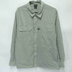 【中古】マーモット 長袖シャツ Light Lipstop Shirt ライトリップストップシャツ L オリーブグリーン TSSMS402 メンズ Marmot