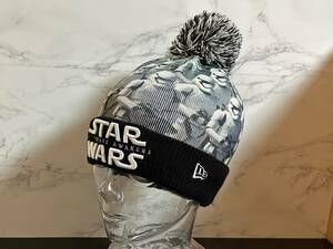 【未使用品】992KD★NEW ERA ニューエラ×STARWARS スターウォーズ ワッチキャップ ニット帽 限定１個！ストームトルーパー《FREEサイズ》